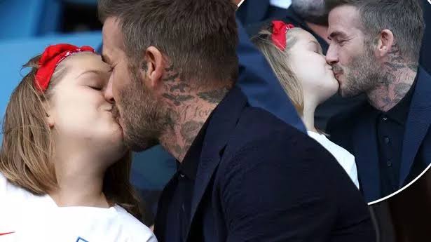 David Beckham: That’s my daughter, she’s only 16… I still bathe her every day, we still kiss regularly and we still… Read more