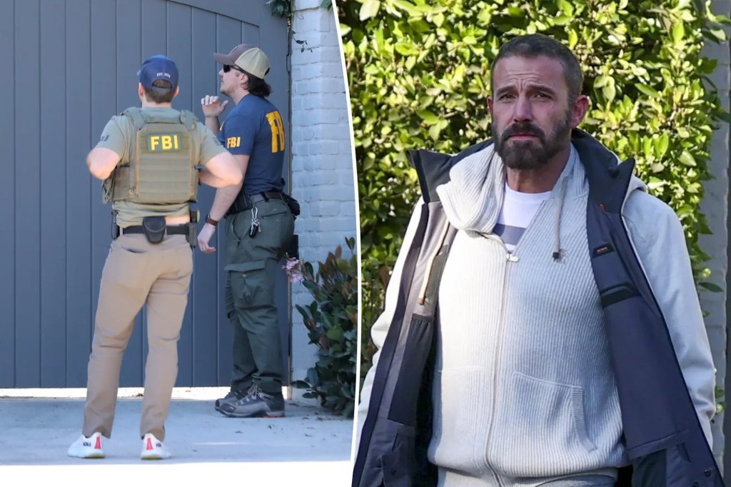 Why Ben Affleck got a shock visit from FBI agents and LA County Sheriff’s deputies at his Brentwood home as LA fires rage