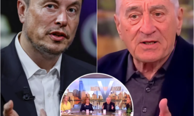 BREAKING NEWS: Robert De Niro Calls Elon Musk a “Scumbag” on The View, Musk’s Response Stuns the Entire Studio.