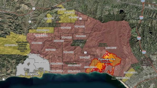 Latest Update: Where are mandatory evacuation orders for California wildfires? See LA maps.