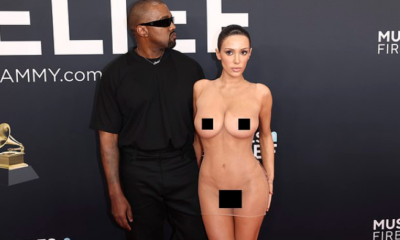 Bianca Censori sparks outrage as she goes NAKED on Grammys 2025 red carpet with covered-up Kanye West