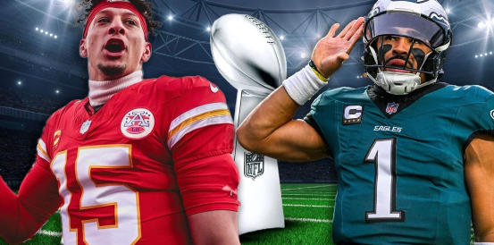 Kansas City Chiefs and Philadelphia Eagles in the 2025 Super Bowl final