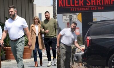 Jason Kelce Spotted Enjoying Casual Lunch with Future Sister-in-Law Taylor Swift and Fiancé Travis Kelce at Budget-Friendly Marina del Rey Favorite Killer Shrimp
