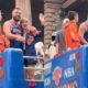 Travis Kelce and Taylor Swift Join Knicks Victory Parade Bus, Celebrating Championship Glory Alongside Timothée Chalamet