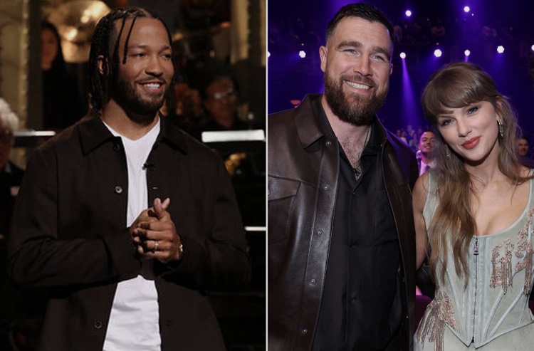Jalen Brunson still can't believe that Travis Kelce and Taylor Swift got married at Madison Square Garden….See More